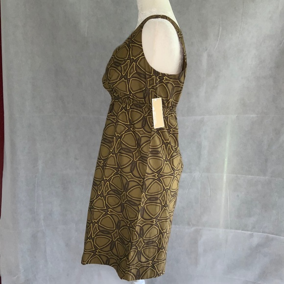 NWT Michael Kors Mini Sleeveless A-line Dress V-neck Sz Small - Picture 6 of 10
